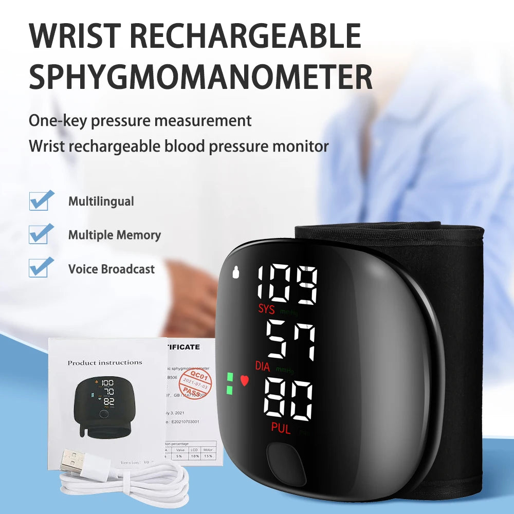 Vionare Smart Wrist Blood Pressure Monitor