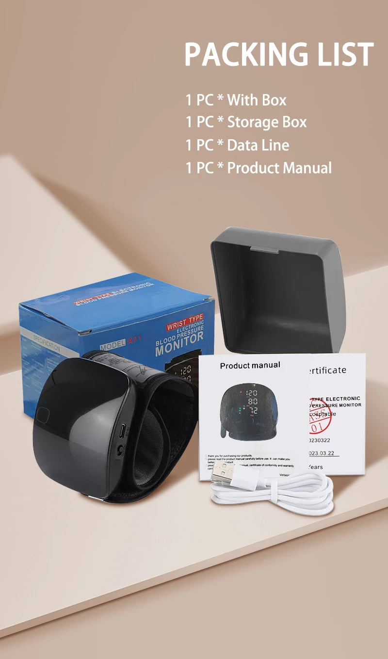 Vionare Smart Wrist Blood Pressure Monitor